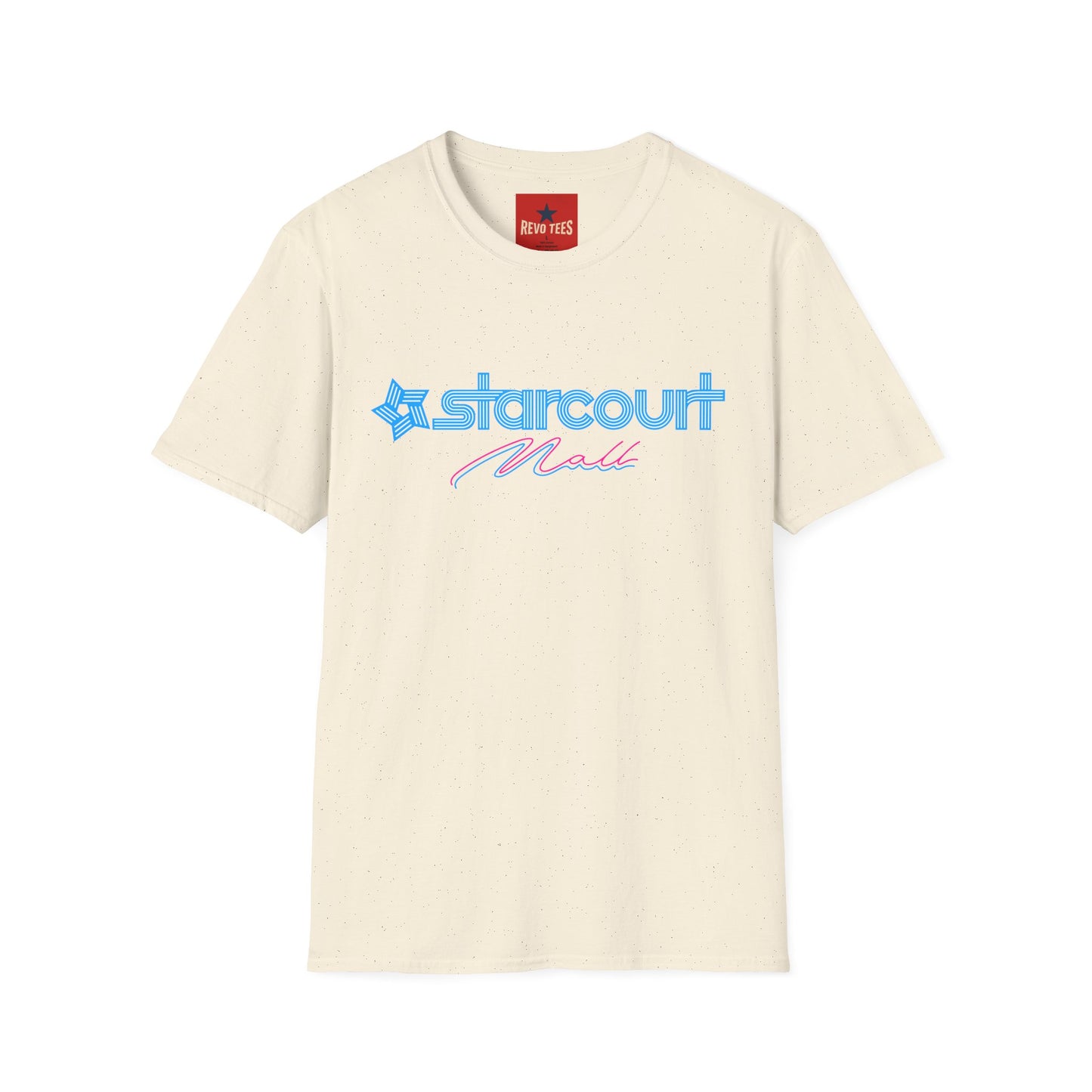 Starcourt Mall Retro Logo T-Shirt — 80s Neon Vintage-Inspired Tee