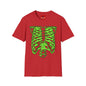 T-Shirt — Neon Green Rib Cage Graphic Tee
