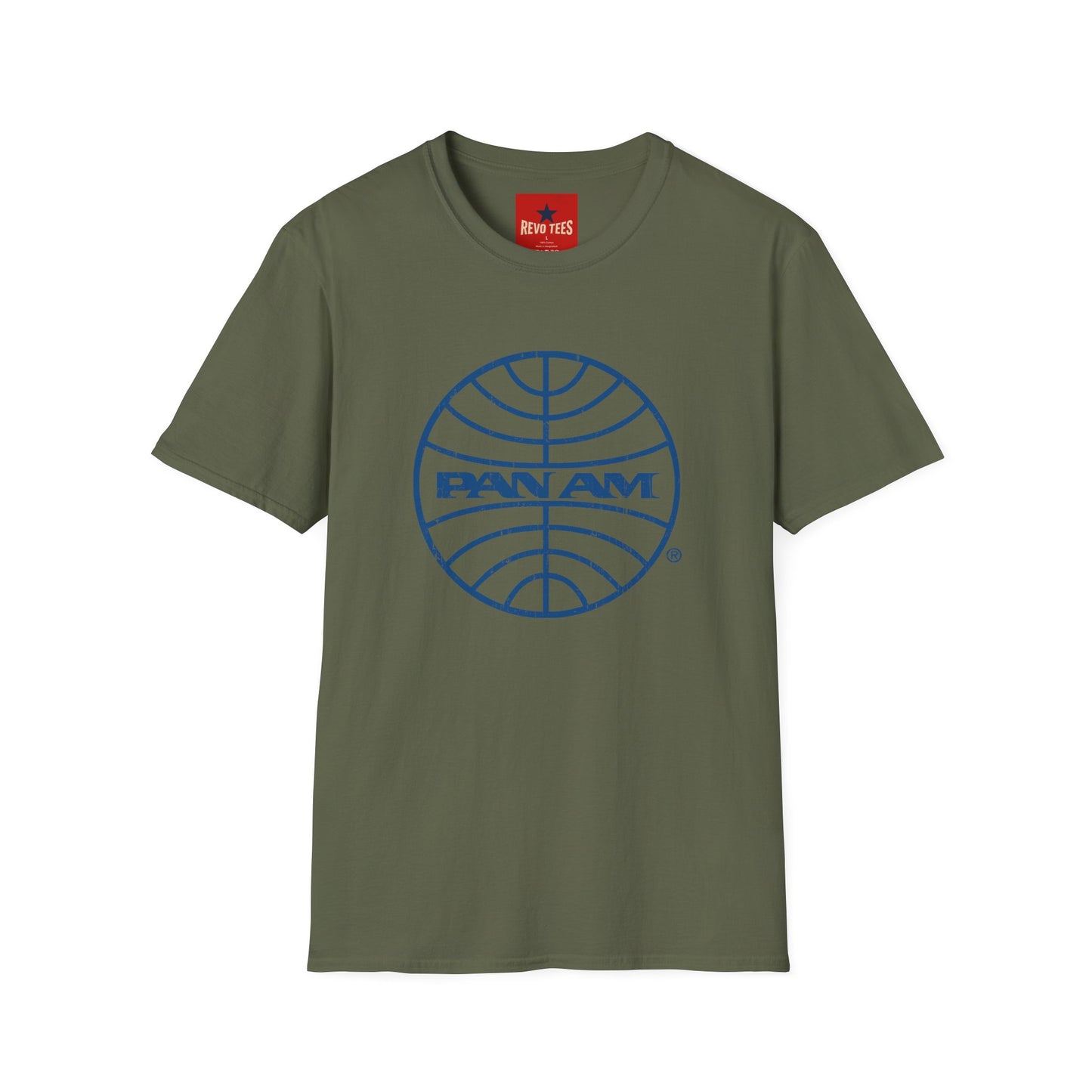 Pan Am Retro Logo T-Shirt — Vintage Airline Travel Tee
