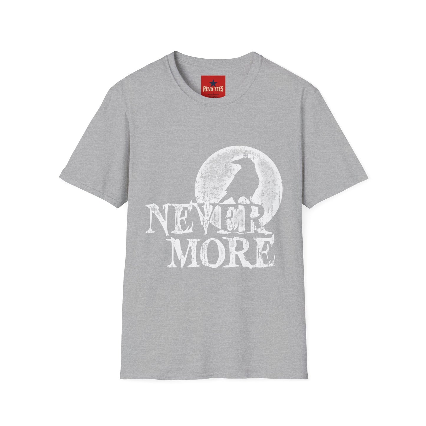 Nevermore Raven T-Shirt — Gothic Poe Crow Moon Tee