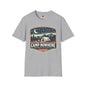 REVOTEES Camp Nowhere Vintage Camping T-Shirt — Starry Night Tent Graphic Tee