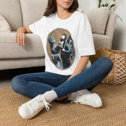Banksy-Inspired 'Punk Kiss' T-Shirt — Street Art Graphic Tee