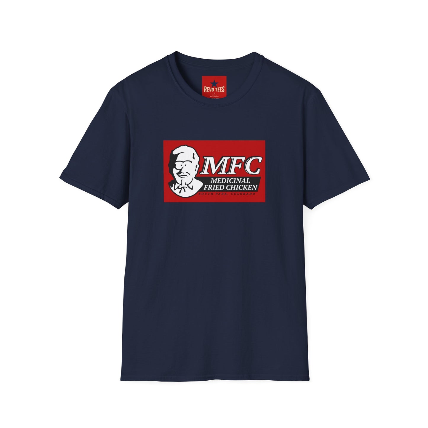 MFC Medicinal Fried Chicken T-Shirt — Retro Parody Fast Food Tee