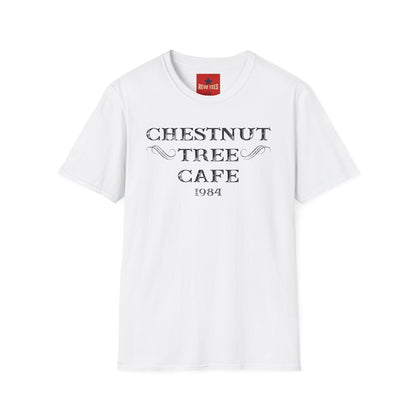 Chestnut Tree Cafe 1984 T-Shirt — Vintage Café Logo Tee