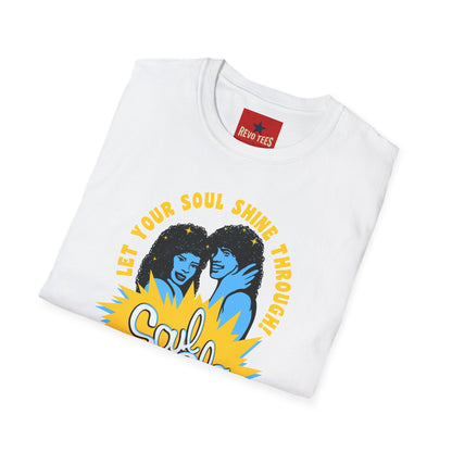 Soul Glo Retro Tee — "Let Your Soul Shine Through" 80s-Inspired Graphic T-Shirt