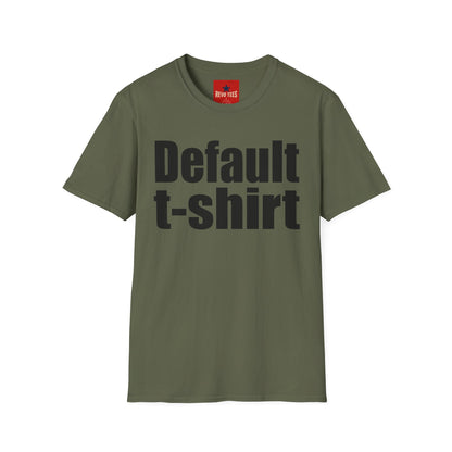 Default T-Shirt Graphic Tee — Minimalist Statement Shirt