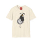 Banksy T‑Shirt — Grim Reaper Clock Graphic Tee (Smiley Mask)