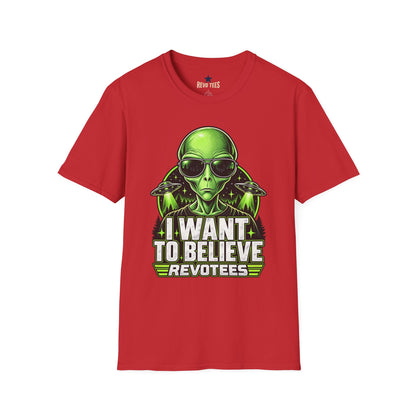 REVOTEES - I Want to Believe Alien T-Shirt