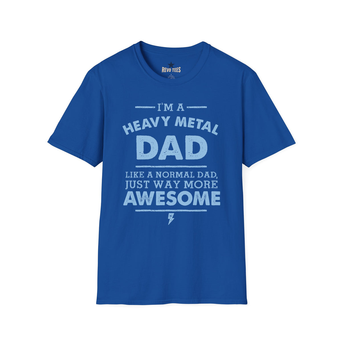 Revotees Heavy Metal Dad I M a Heavy Metal Dad Graphic for Proud Fathers T-Shirt - alternate view 10