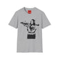 Banksy - Mona Lisa Spray Paint T-Shirt — Street Art Parody Tee