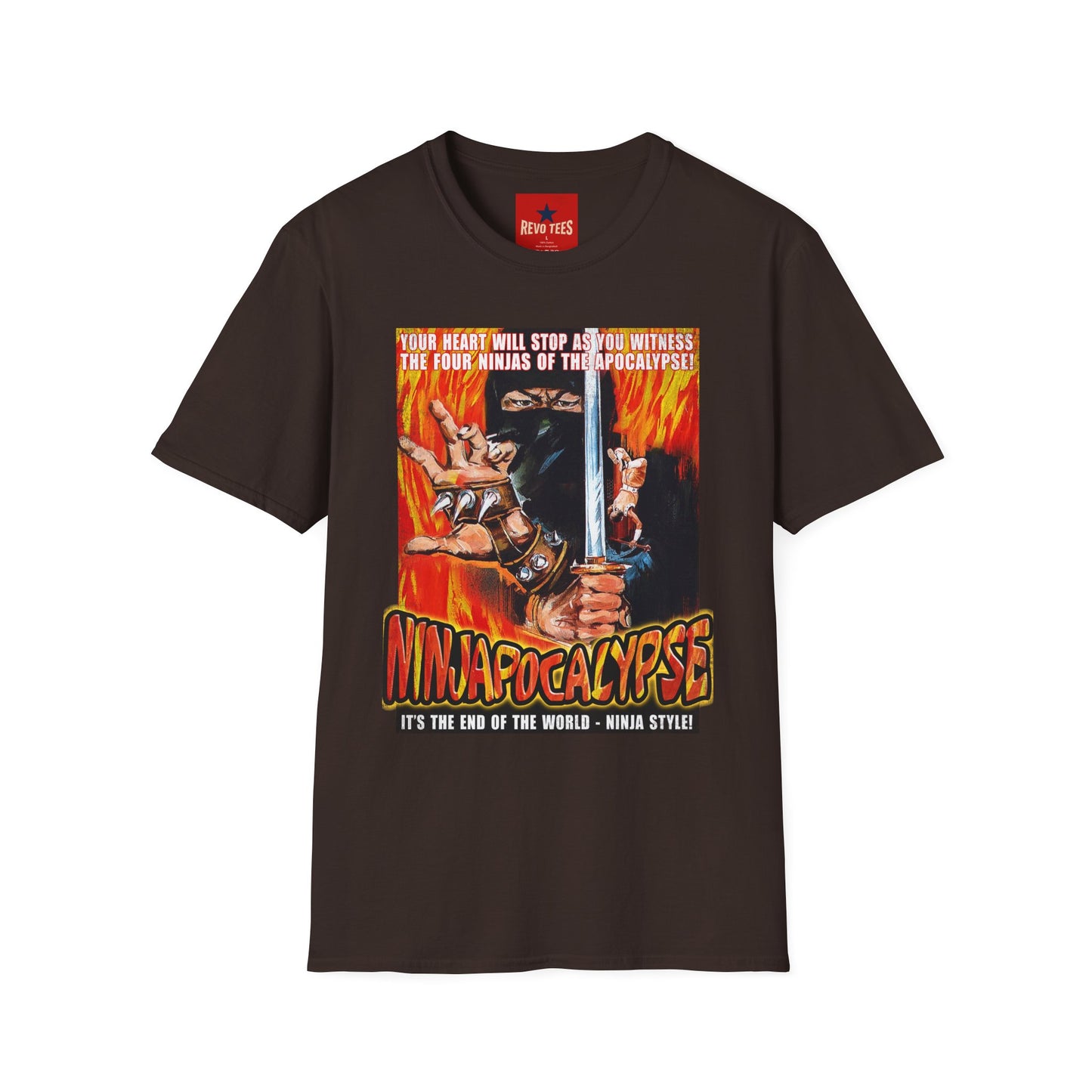 Apocalypse Ninjas T‑Shirt — Retro Movie Poster Graphic Tee
