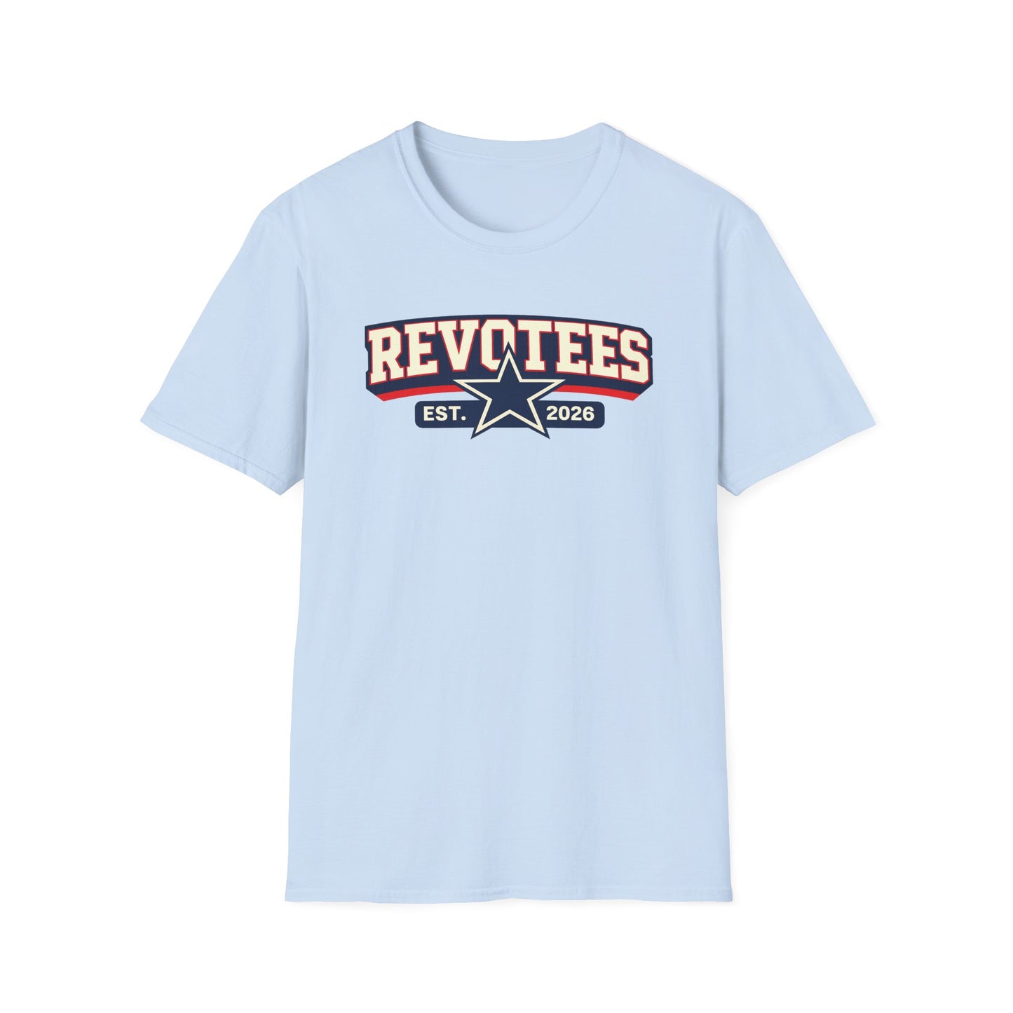 Revotees EST. 2026 Graphic T-Shirt — Retro Star Sports Logo