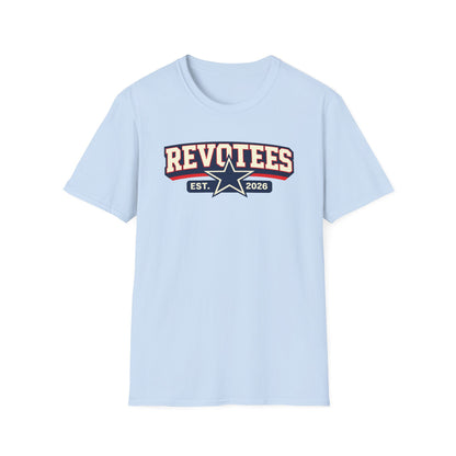 Revotees EST. 2026 Graphic T-Shirt — Retro Star Sports Logo