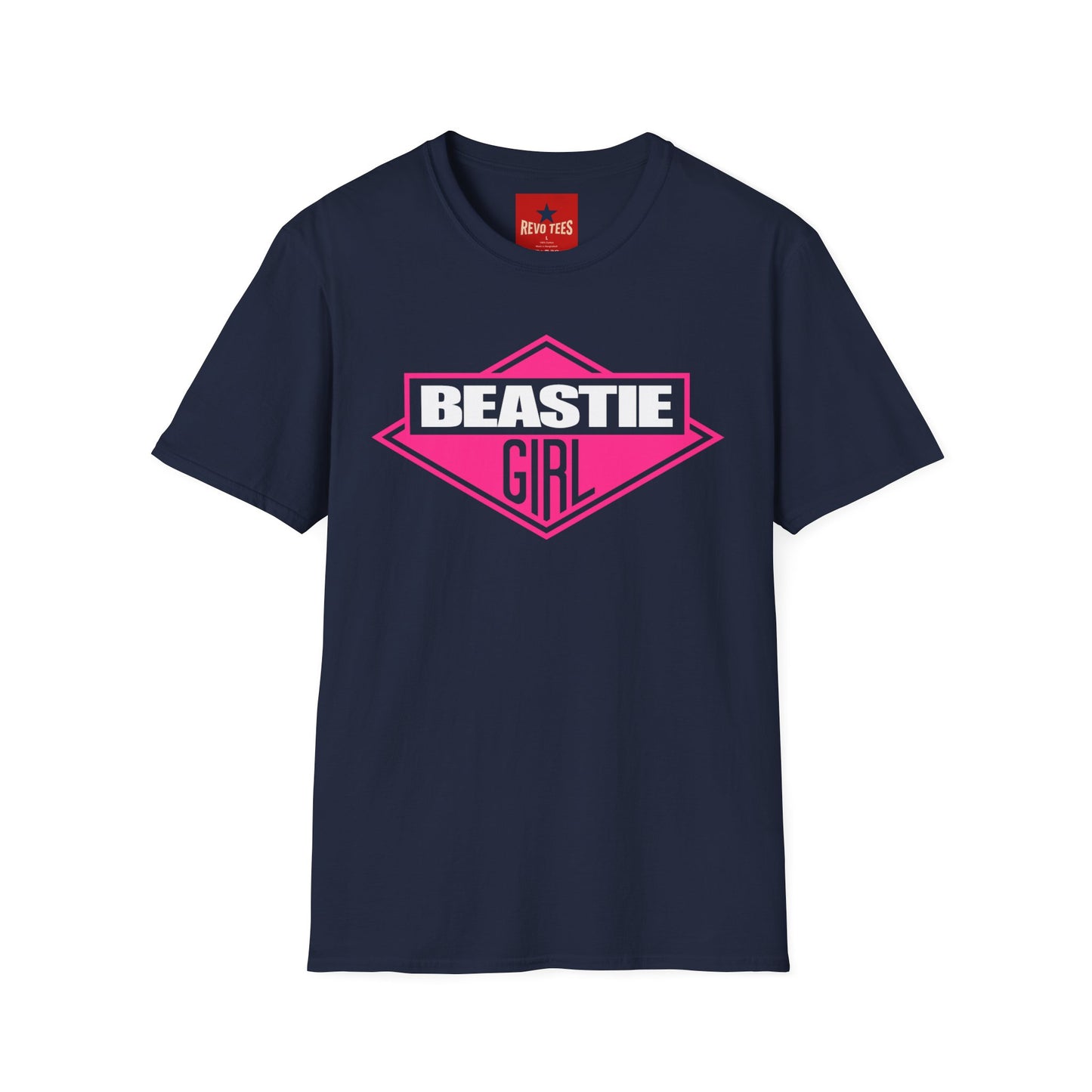 Beastie Girl T-Shirt — Retro Pink Diamond Graphic Tee