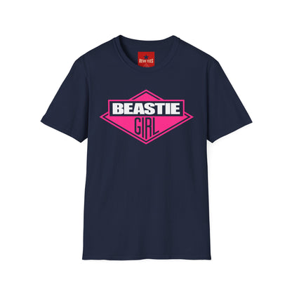 Beastie Girl T-Shirt — Retro Pink Diamond Graphic Tee