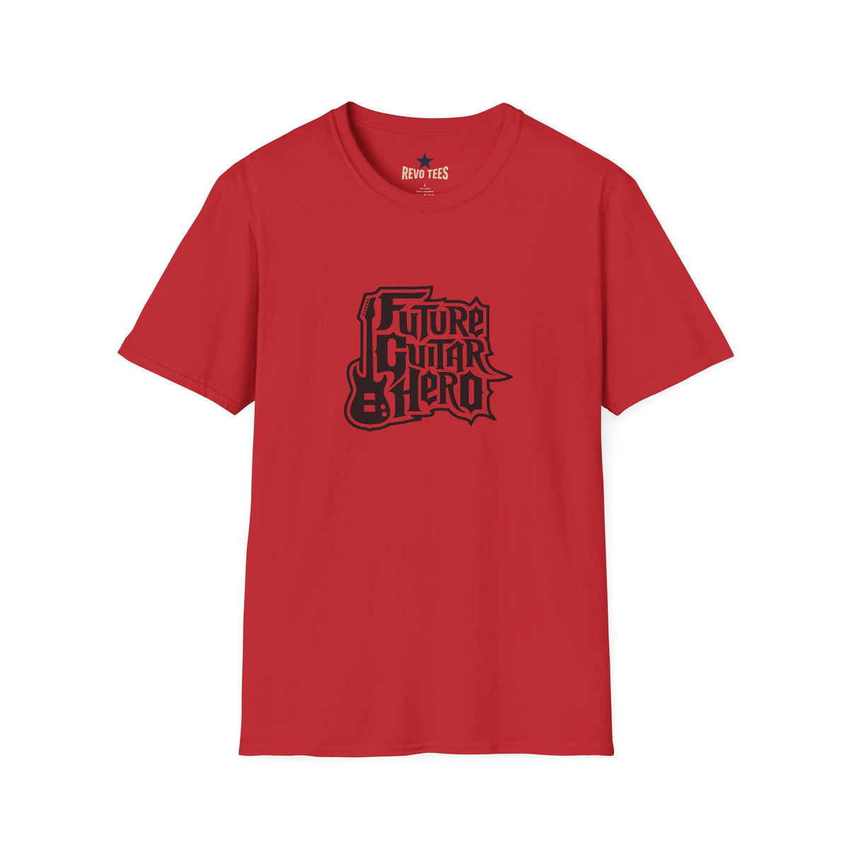 Revotees Future Guitar Hero Unisex Softstyle T-Shirt
