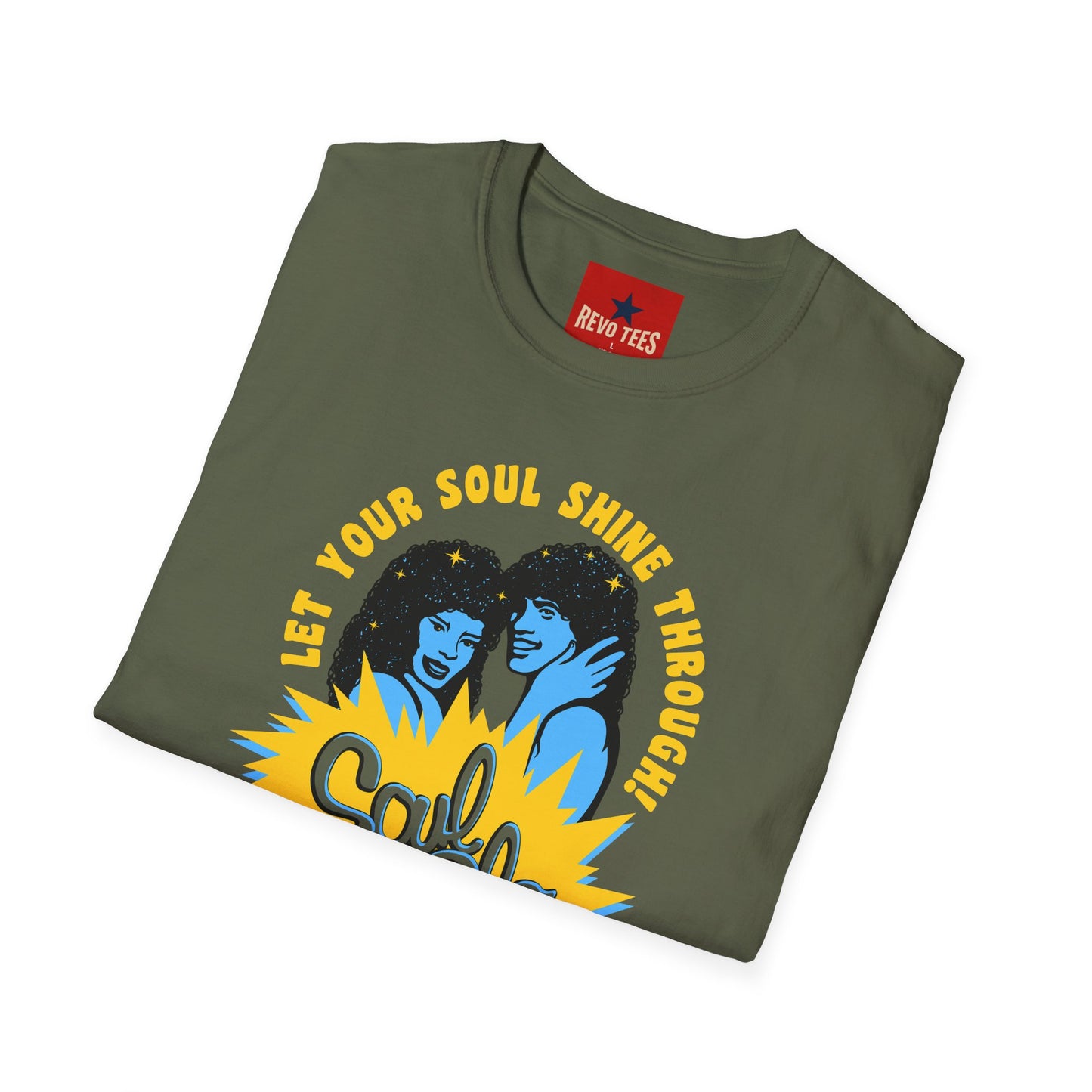 Soul Glo Retro Tee — "Let Your Soul Shine Through" 80s-Inspired Graphic T-Shirt