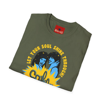 Soul Glo Retro Tee — "Let Your Soul Shine Through" 80s-Inspired Graphic T-Shirt