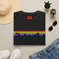 Rainbow Equalizer T-Shirt — Retro Audio Bars Pride Tee