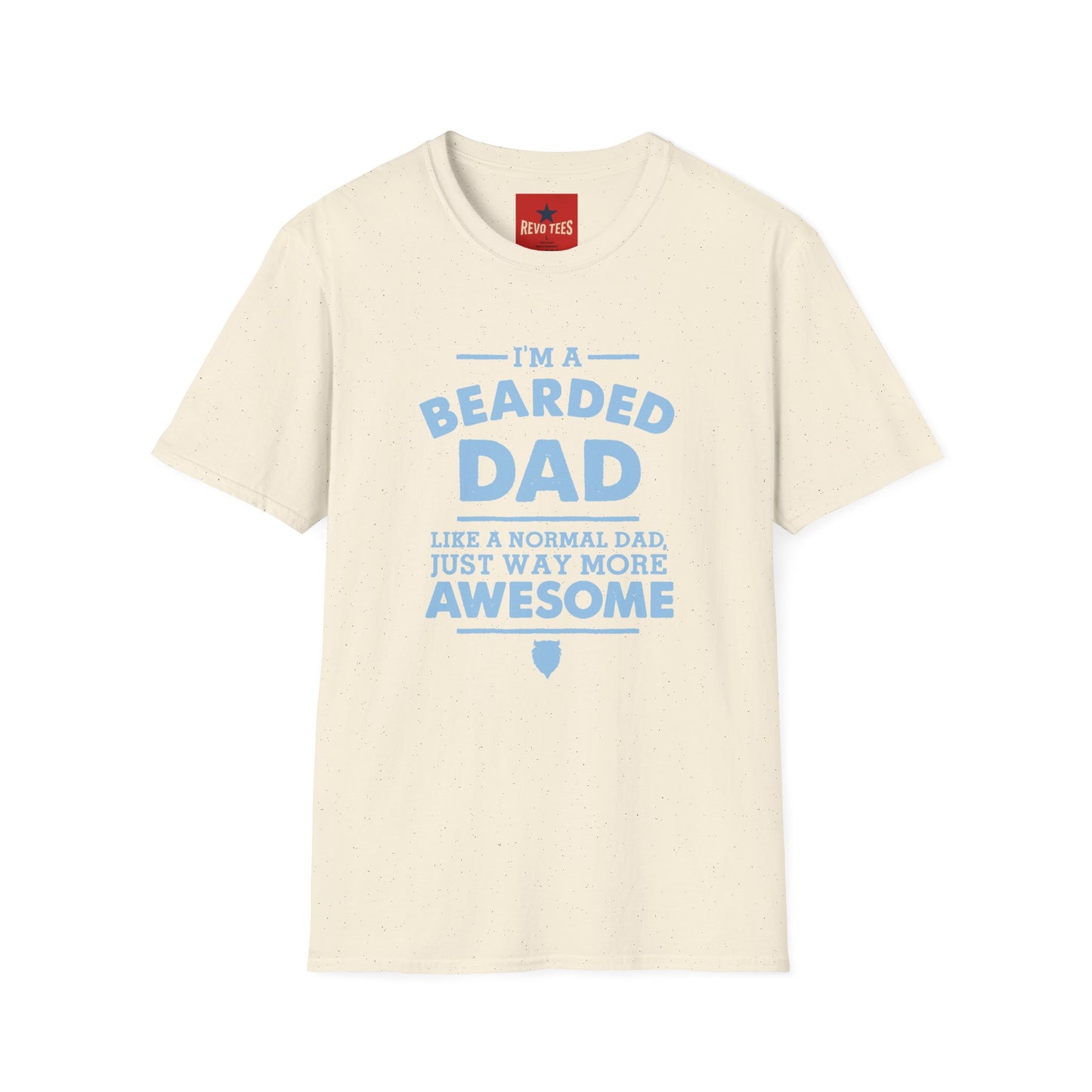 Bearded Dad T‑Shirt — "I'm a Bearded Dad" Funny Father's Day Tee