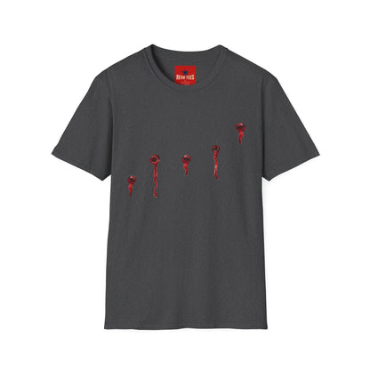 T-Shirt — Minimal Red Drip Eyeballs Graphic Tee