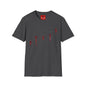 T-Shirt — Minimal Red Drip Eyeballs Graphic Tee