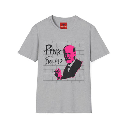 Pink Freud T-Shirt — Retro Punk Rock Art Tee