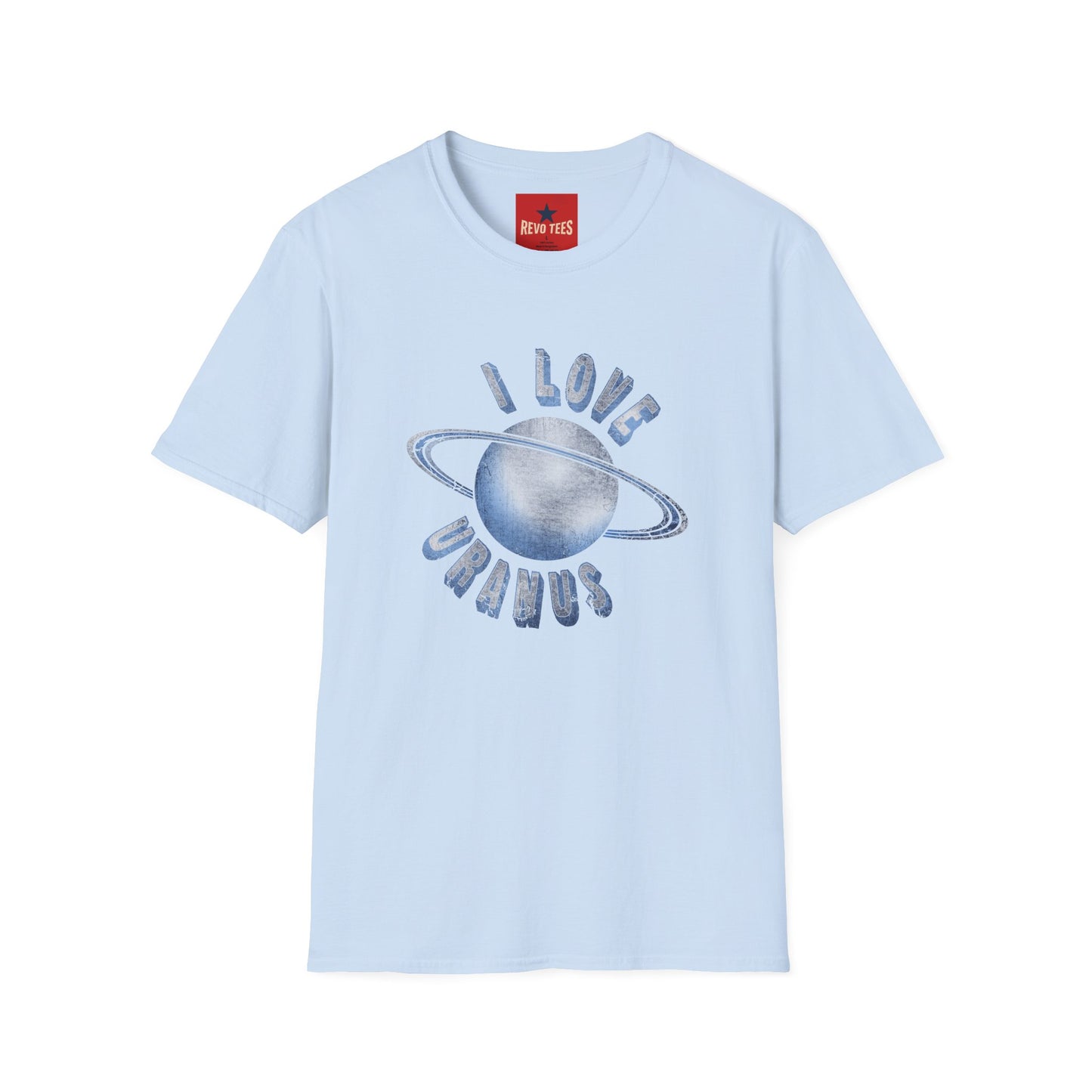 I Love Uranus T‑Shirt — Retro Saturn Graphic Tee for Space Lovers