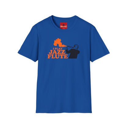 I Play Jazz Flute - Anchor Man - Unisex Softstyle T-Shirt