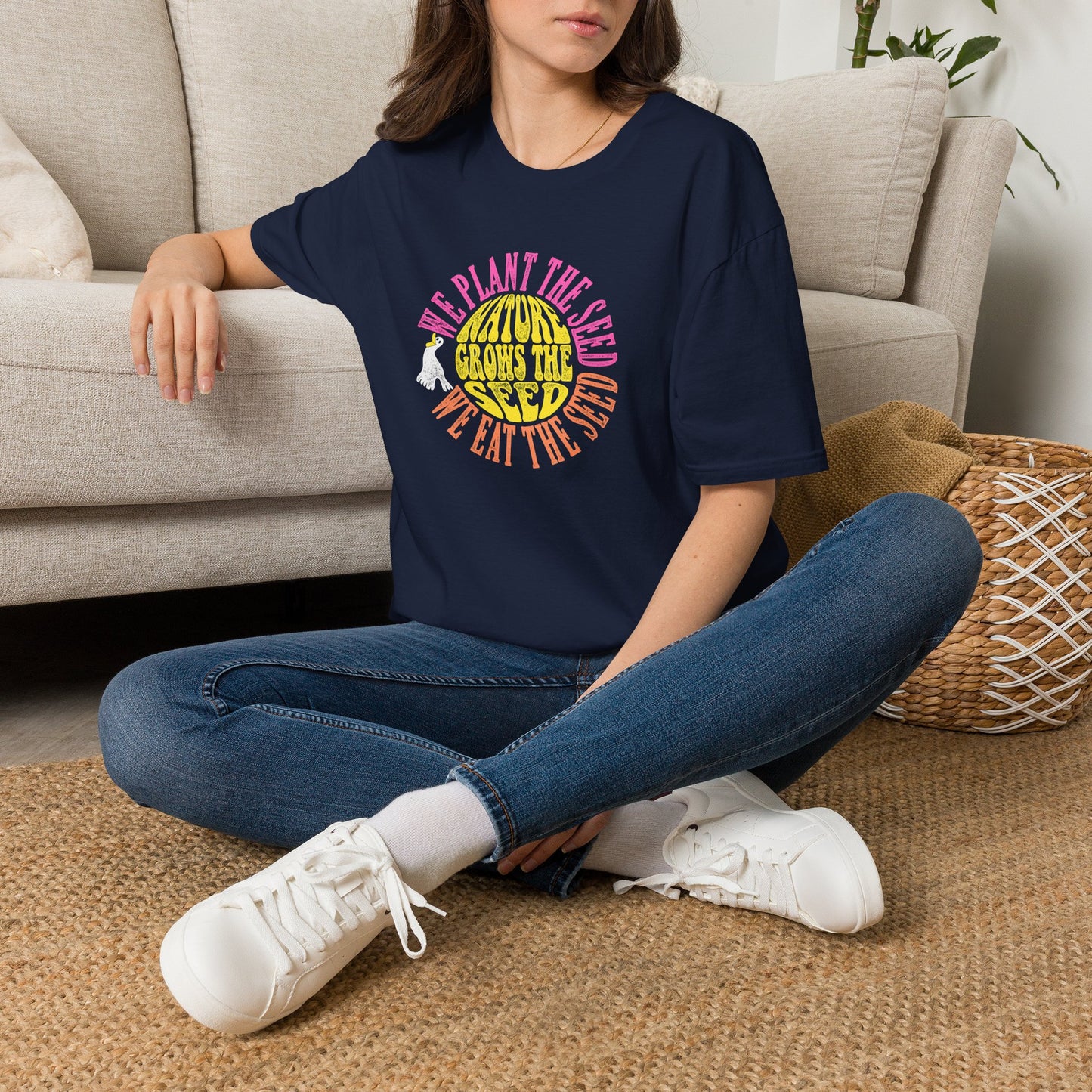 Here Comes The Sun - lyrics - Unisex Softstyle T-Shirt