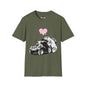 Revotees Banksy Pink Drip Heart with Tank Graffiti T-Shirt - alternate view 4