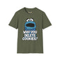 Revotees Cookie Monster Why You Delete Cookies Funny Retro Kids TV Graphic T-Shirt - alternate view 6