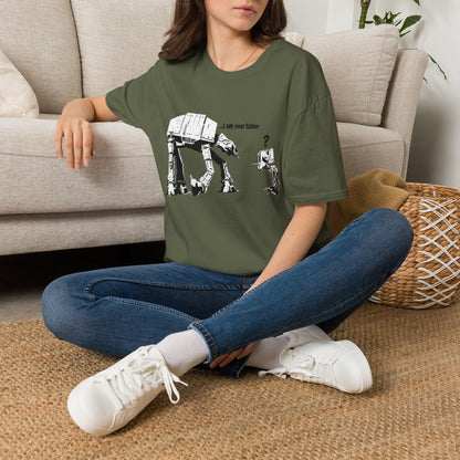 Banksy T‑Shirt — 'I am your father' Star Wars AT-AT Funny Graphic Tee