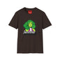 Green Hair Girl T-Shirt — Personalized Name Graphic Tee (e.g., Jennifer)