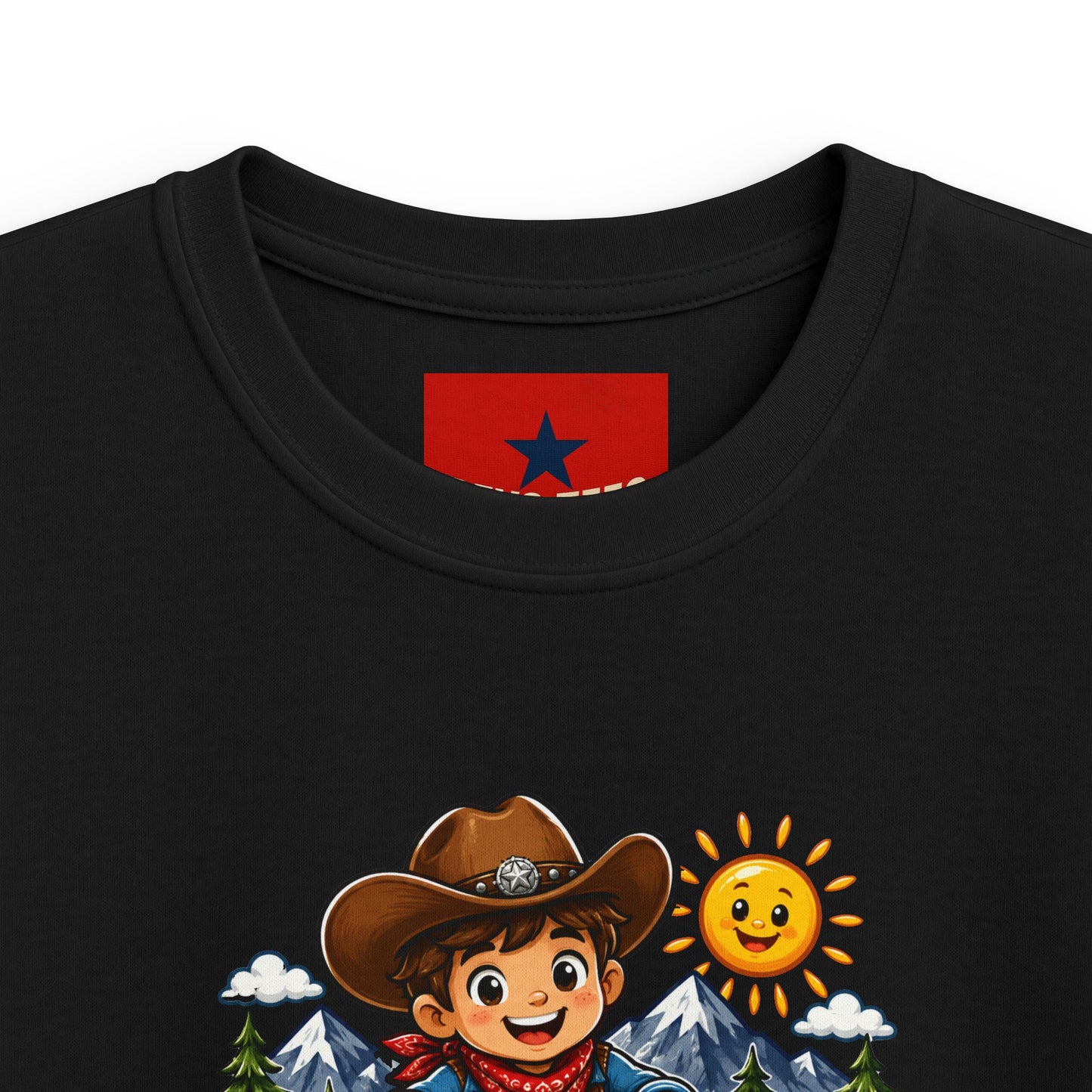 Kids T-Shirt – "Born to Roam" Cute Cowboy Adventure Tee for Little Explorers