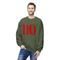 Christmas HO — Festive Red & Green Holiday Crewneck Sweatshirt