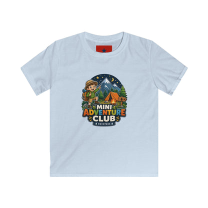 Kids Adventure Club T-Shirt — Mini Explorer Camping Tee