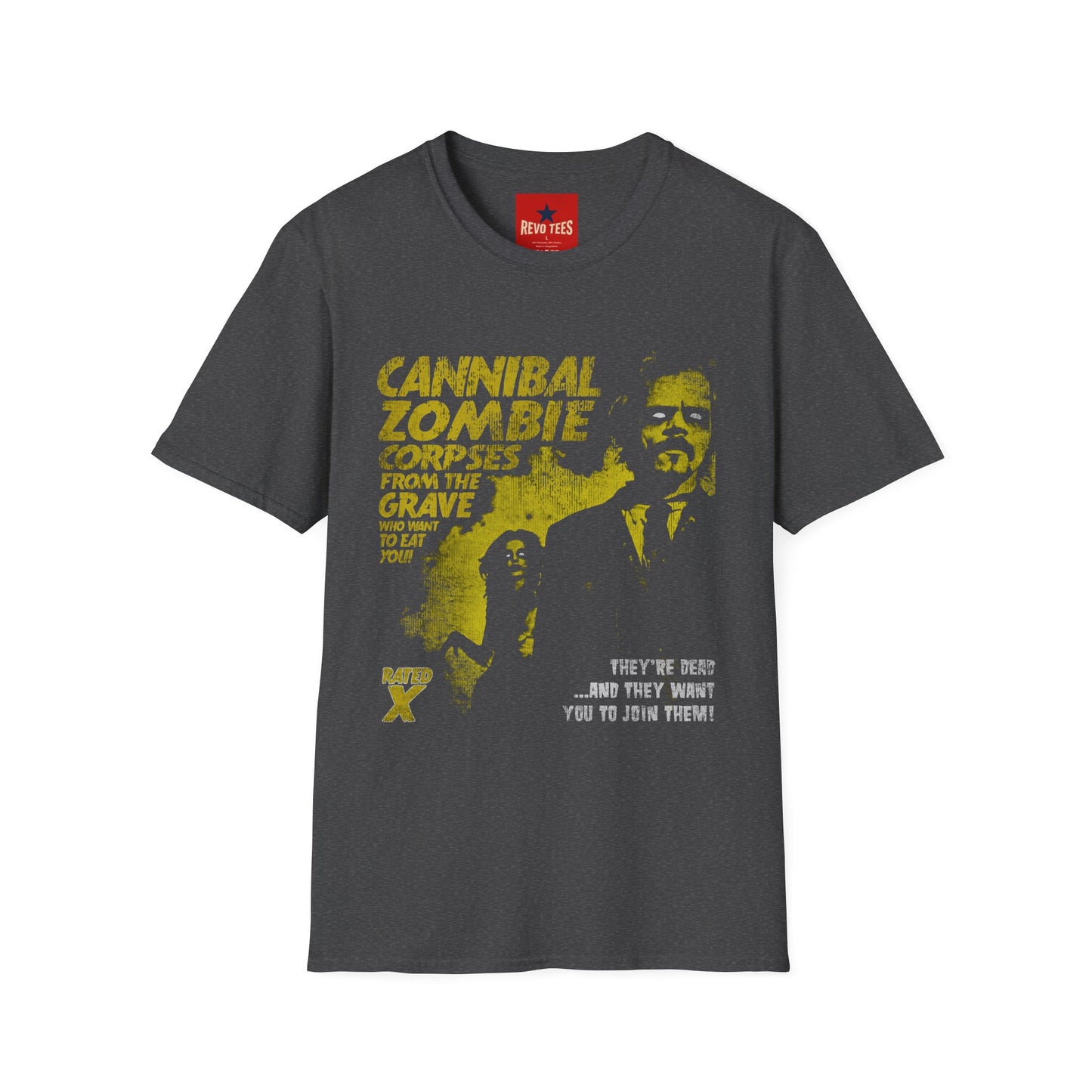 Cannibal Zombie Movie Quote T-Shirt — Retro Horror Tee