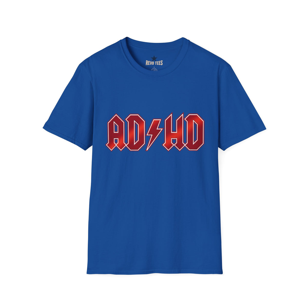 Revotees Adhd Funny Unisex Softstyle T-Shirt - alternate view 9