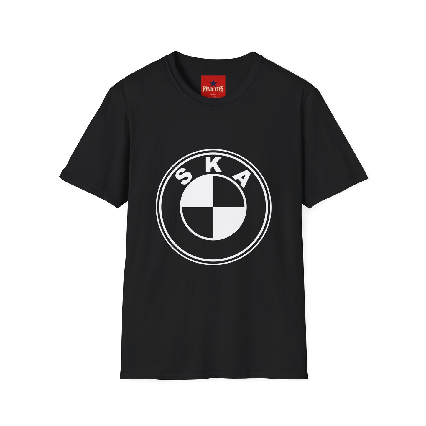 Ska Mod Target Logo T-Shirt — Retro Two-Tone Checkerboard Music Tee