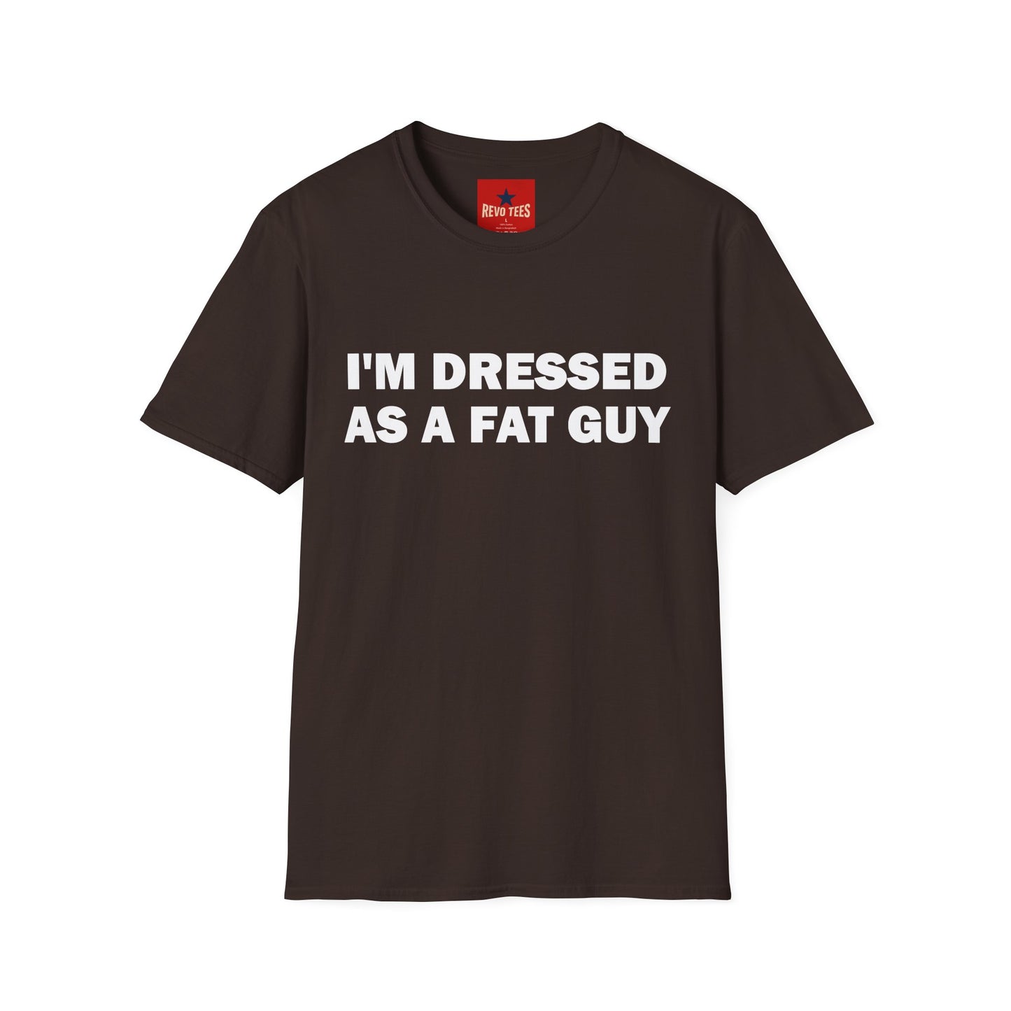 I'm Dressed As A Fat Guy - Unisex Softstyle T-Shirt