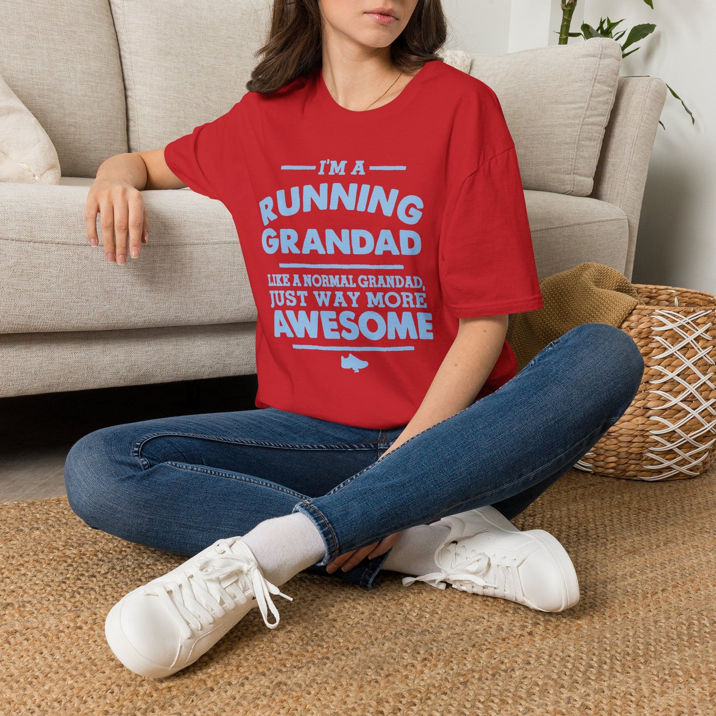 I'm a Running Grandad T-Shirt – Funny Running Grandpa Gift