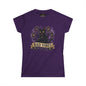 Bad Vibes Detected Cat Tarot Tee — Women's Witchy Graphic T-Shirt