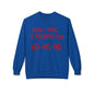 Christmas Sweatshirt — "Now I Have a Machine Gun Ho-Ho-Ho" Holiday Crewneck