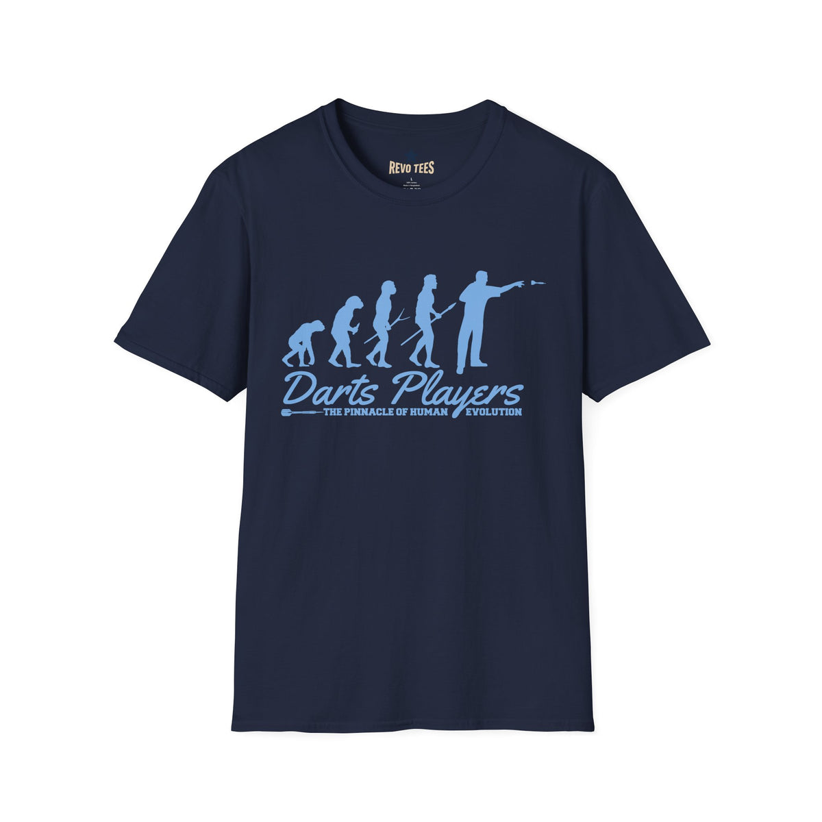 Revotees Darts Players Evolution Funny Darting Evolution Graphic for Players Fans T-Shirt - alternate view 11
