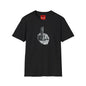 Graphic T-Shirt — Grayscale Middle Finger Design