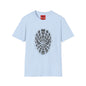 Spider Web Mask T-Shirt — Gothic Spiderweb Face Graphic Tee