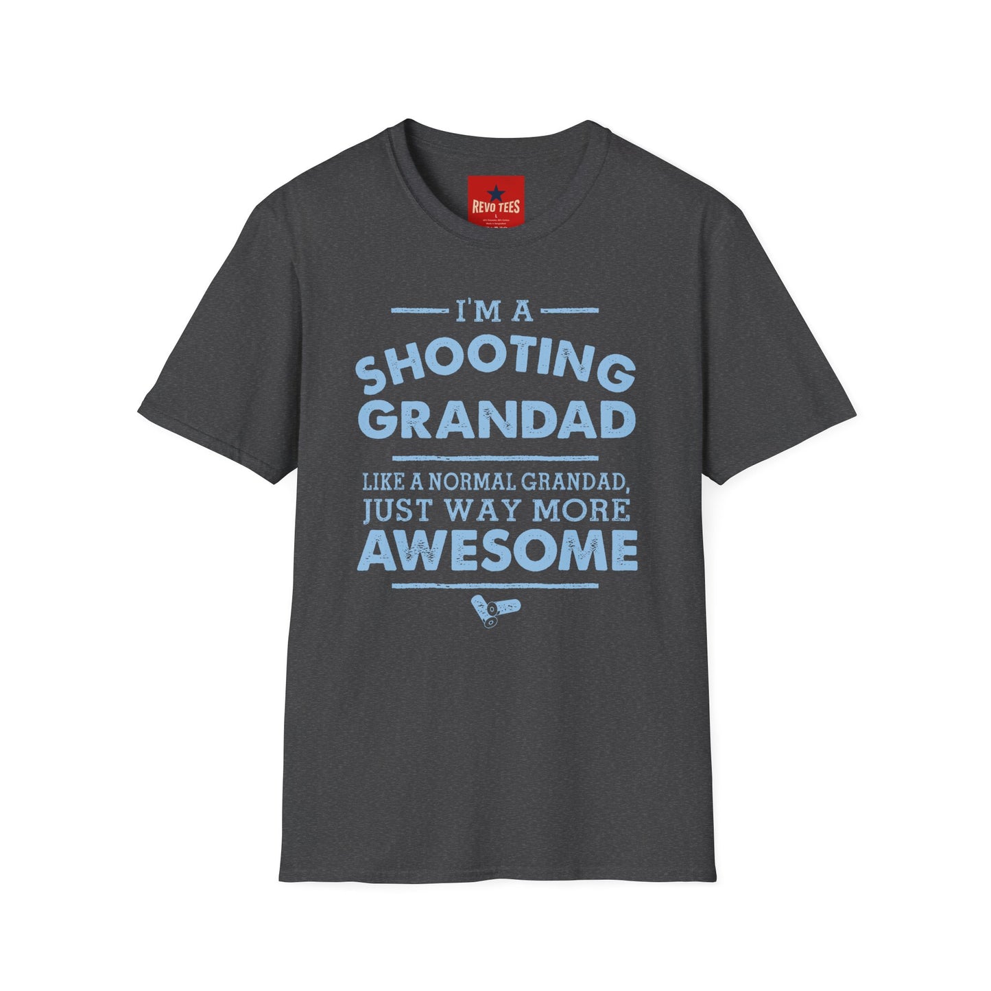 Shooting Grandad T‑Shirt — “I’m a Shooting Grandad” Funny Grandpa Gift