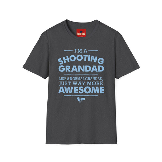 Shooting Grandad T‑Shirt — “I’m a Shooting Grandad” Funny Grandpa Gift