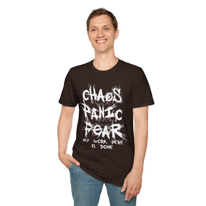 Chaos Panic Fear - Unisex Softstyle T-Shirt